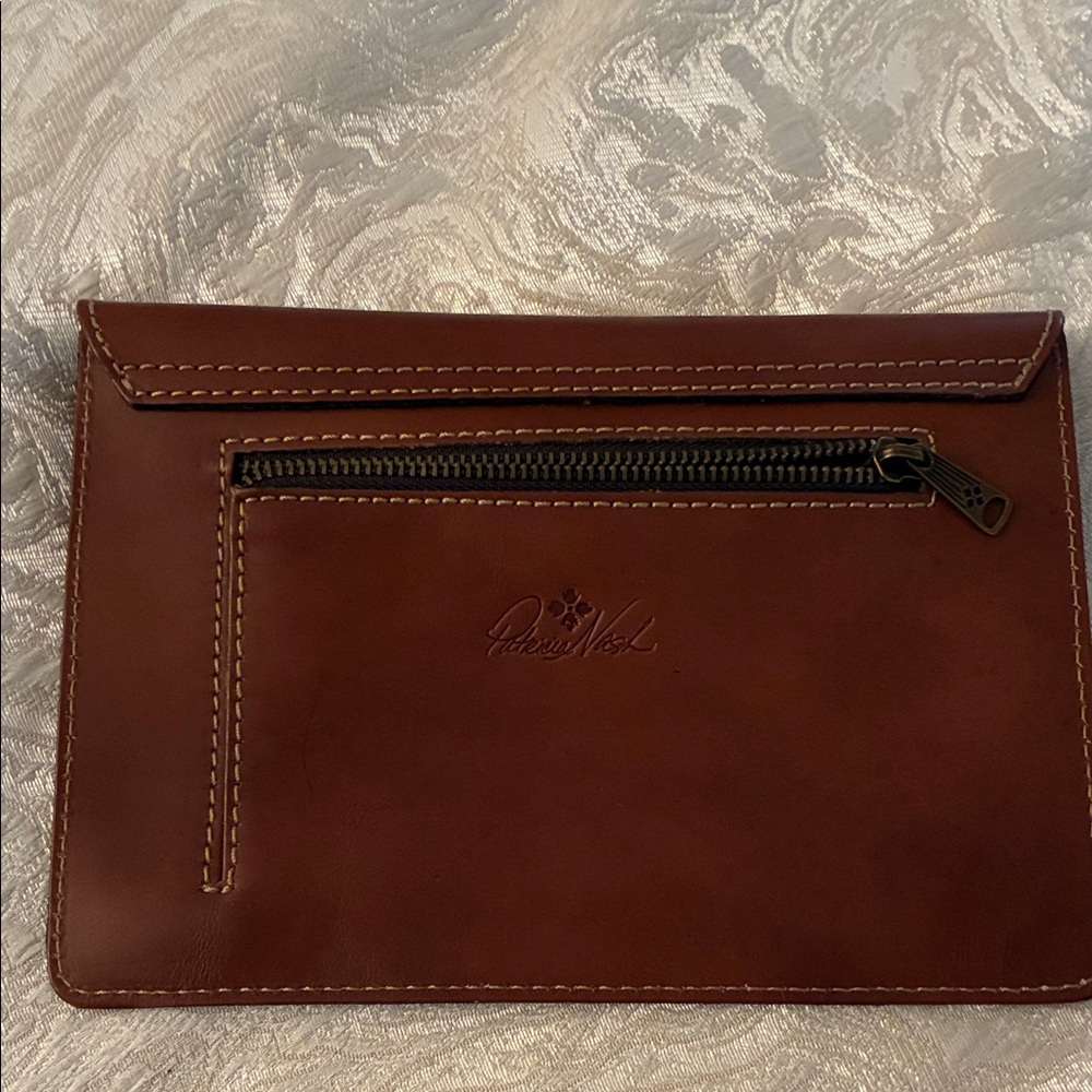Patricia Nash Rich Brown Leather Wallet